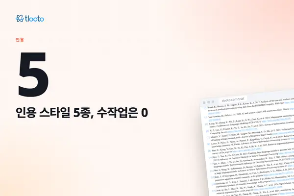 APA, MLA, Harvard, Chicago, ISO 690: 참고문헌, 이제 손으로 고치지 마세요