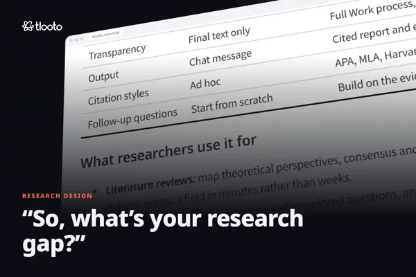 “So, What Is Your Research Gap?” How to Answer With Evidence