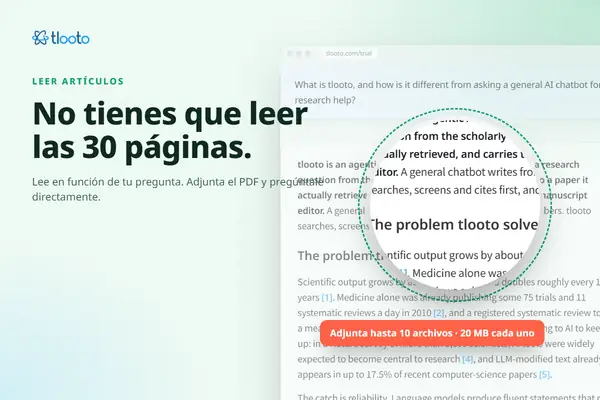 No hace falta leer las 30 páginas: cómo leer un artículo en función de tu pregunta
