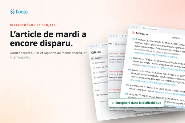 L’article trouvé mardi dernier : Bibliothèque et Projets dans tlooto