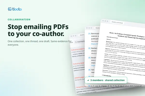 Stop Emailing PDFs to Your Co-Author: Shared Collections and Threads